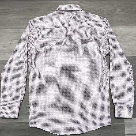 Jones New York Signature , Long Sleeve, Patter Grey & Burgundy, Size Small - Picture 2 of 8